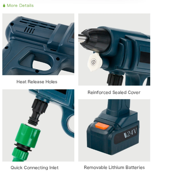 Lavadora de coche m&aacute;s detalles