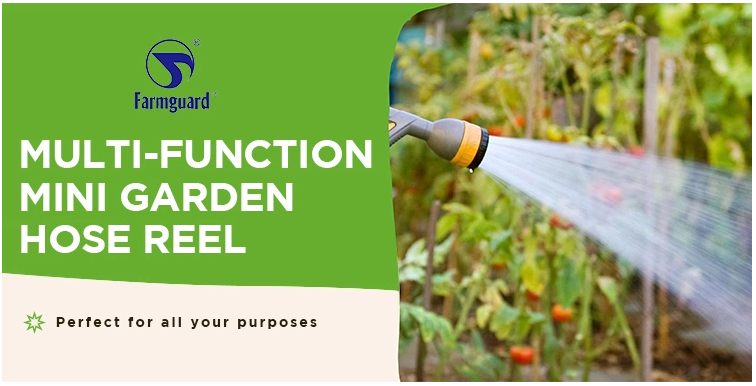 Carrete de manguera de jard&iacute;n