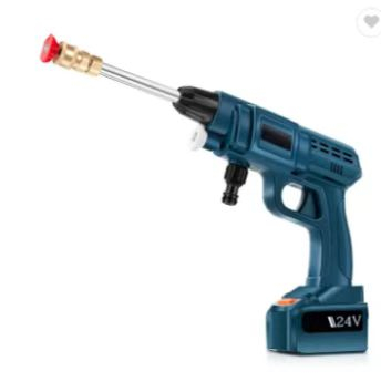 Lavadora de automóviles Agua de agua Guinilla Lava de autos Litio inalámbrico Batería portátil Portable Potencia de alta presión