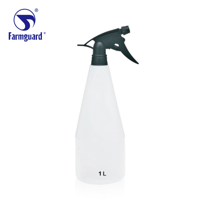 Pulverizador de compresión de botella de plástico con presión de gatillo de jardín manual de 1LGF-1D