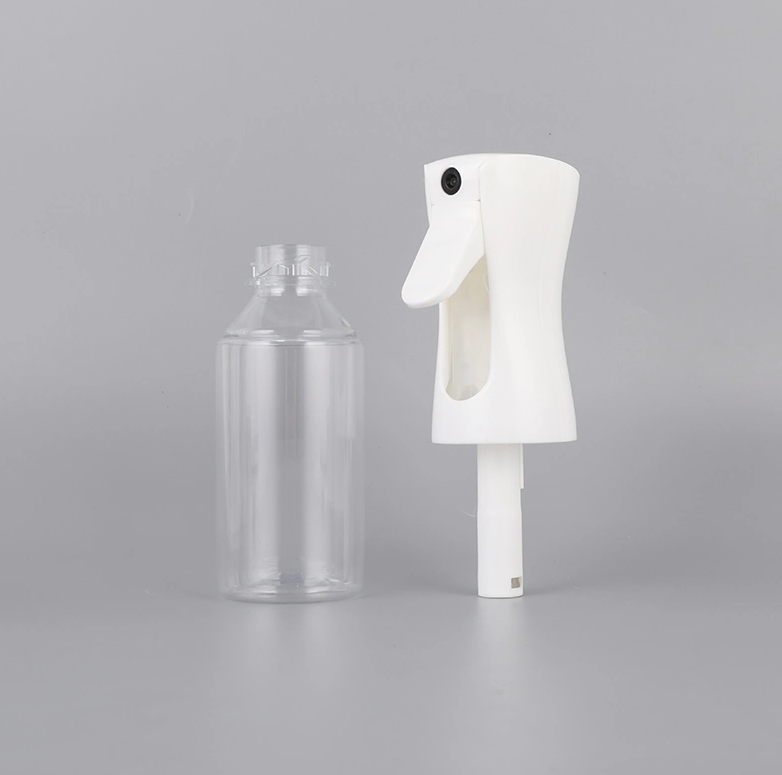 Bottadores de botella de botella de botella de mistón de plástico de mascota de color negro blanco